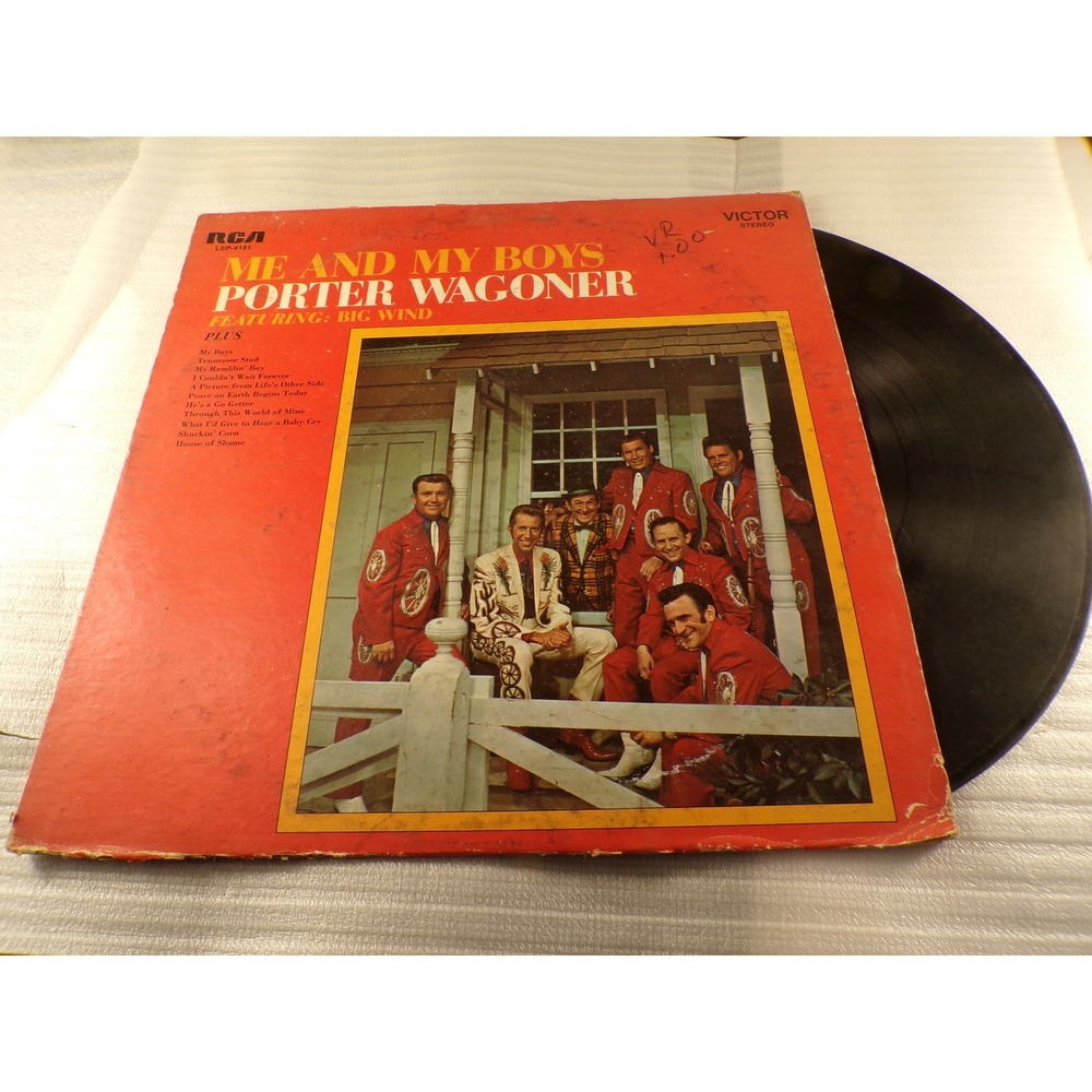 Porter Wagoner Me and My Boys Vinyl LP RCA Victor LSP-4181 Stereo 1969 Country